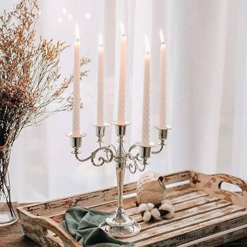 Amazon.com: Sziqiqi Candelabra Candlestick Holder for Taper